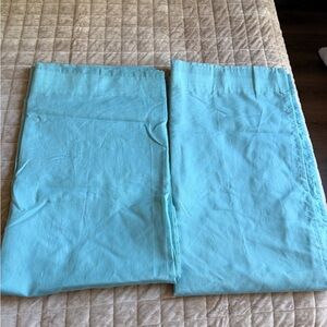 IKEA Light Aqua Curtain Panels - Pair